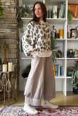 Big Softie Leopard Roo Knit Earth & Ecru